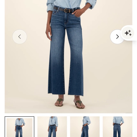 Kut from the Kloth Denim - Kut From The Kloth Meg High-Rise Wide-Leg Jeans